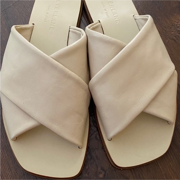 Everlane Shoes The Day Crossover Cream Sandals New size 5 - Picture 9 of 9